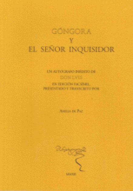Facsímil Góngora y el señor inquisidor (eBook)